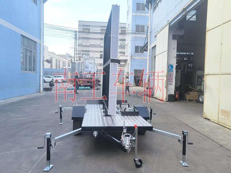 牵引LED广告拖车 带四音响工具拖车